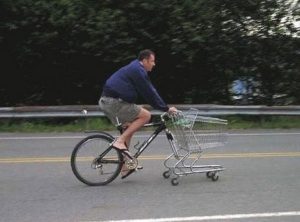 Велосипед с багажником